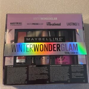 Maybelline Winter Wonder Glam Total Look Kit - Pink and Black